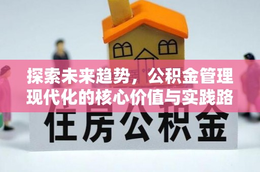 伊吾探索未来趋势，公积金管理现代化的核心价值与实践路径