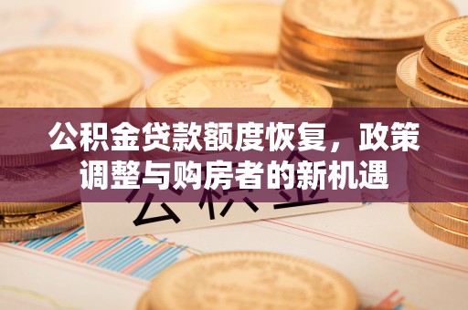 伊吾公积金贷款额度恢复，政策调整与购房者的新机遇