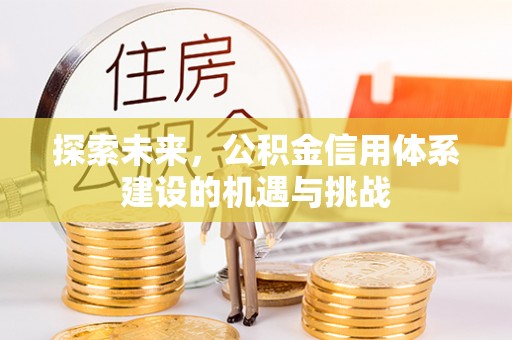 伊吾探索未来，公积金信用体系建设的机遇与挑战