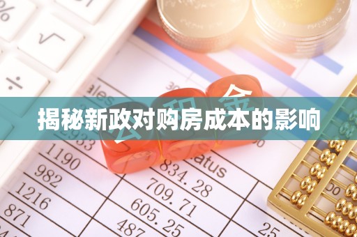 伊吾揭秘新政对购房成本的影响