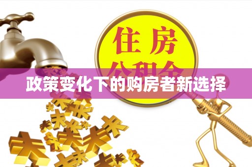 伊吾政策变化下的购房者新选择